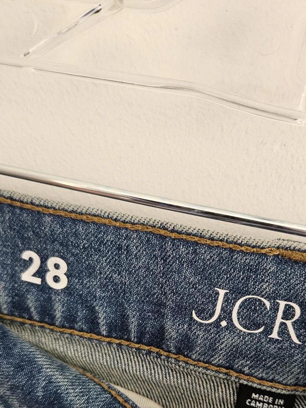 J. Crew Jeans High Rise Semi Stretch Cropped Kick Out